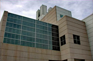 Photo of the Trombe wall at NREL's Solar Energy Research Facility in Golden, Colorado