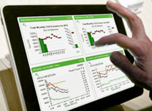 Computer monitory display of Environmental Management System