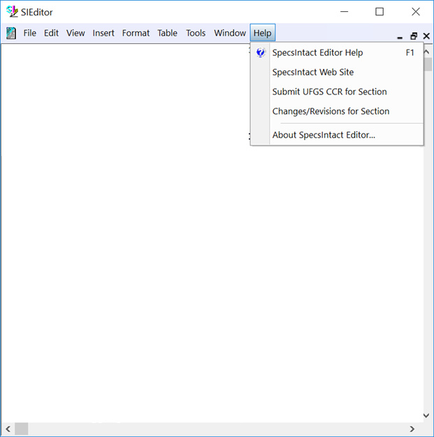 Illustration SI Editor's Window Menu