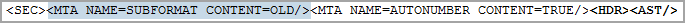 SI Editor's OLD Submittal Format Tag