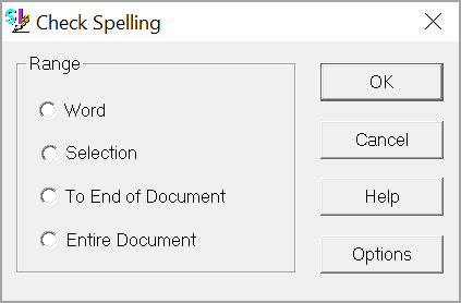 Illustration SI Editor's Tools Menu - Check Spelling