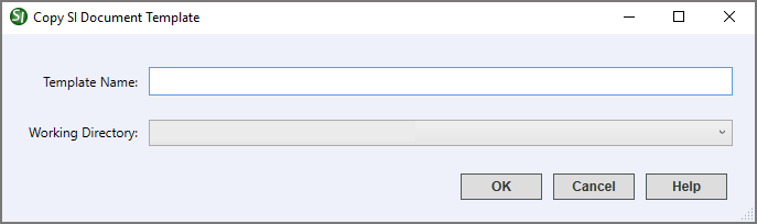Illustration SI Explorer's Tools Menu - SI Document Templates: Copy