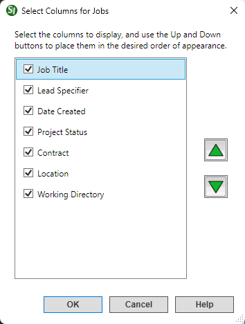Illustration SI Explorer View Menu - Columns